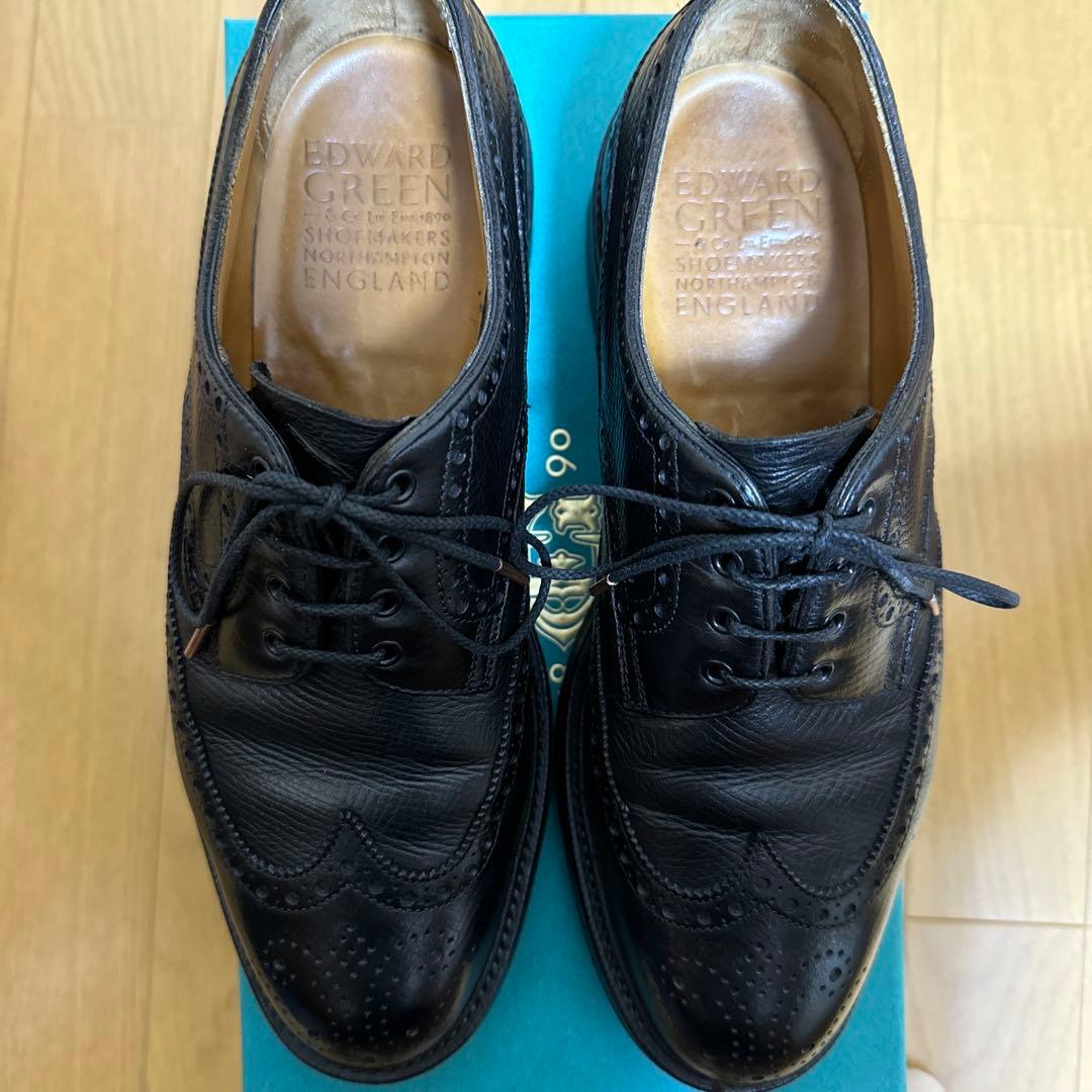 EDWARD GREEN ブラックユタカーフ　BORROWDALE