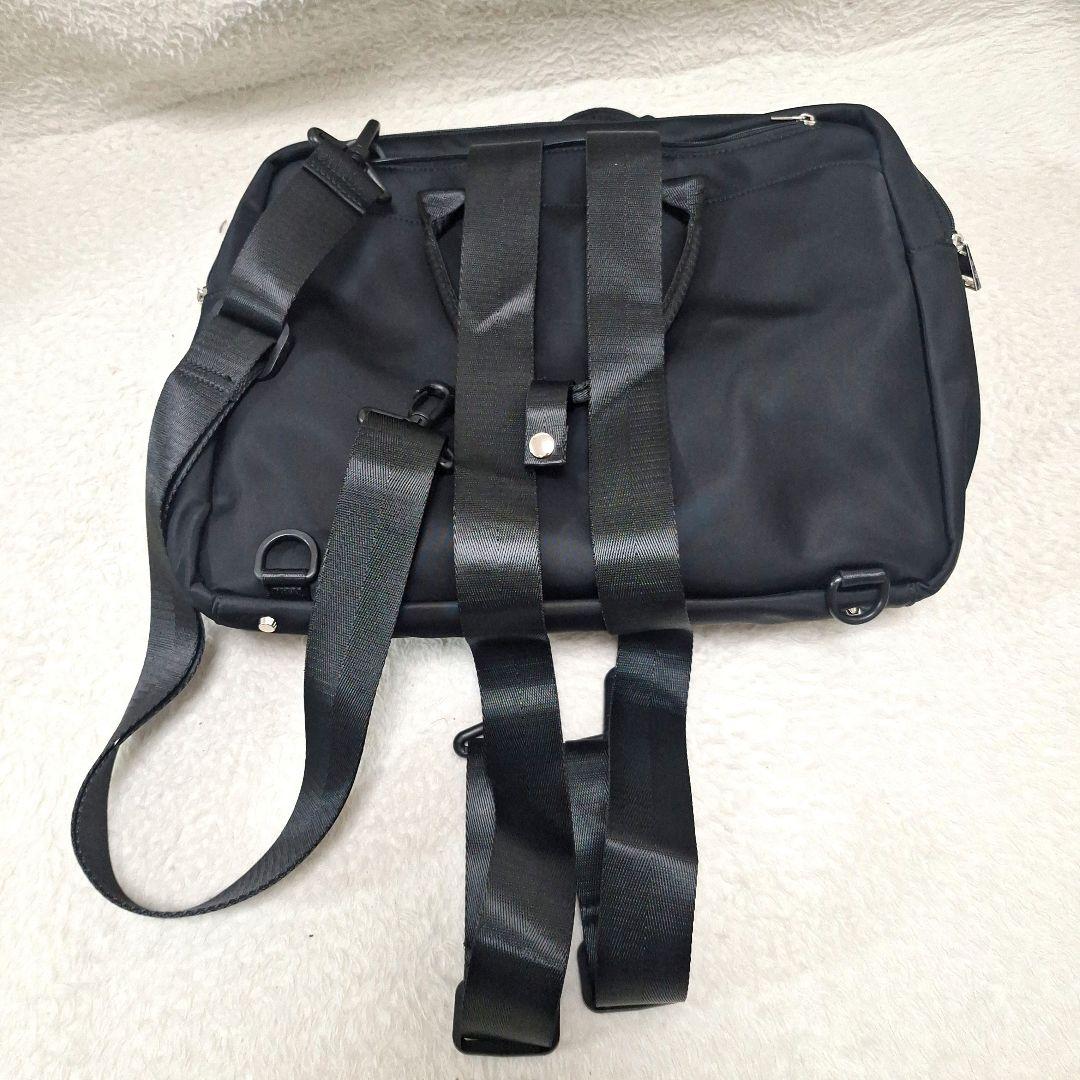 【美品】セレーンエーテル　ビジネスバッグ　3way ブラック✕シルバー金具　パリ