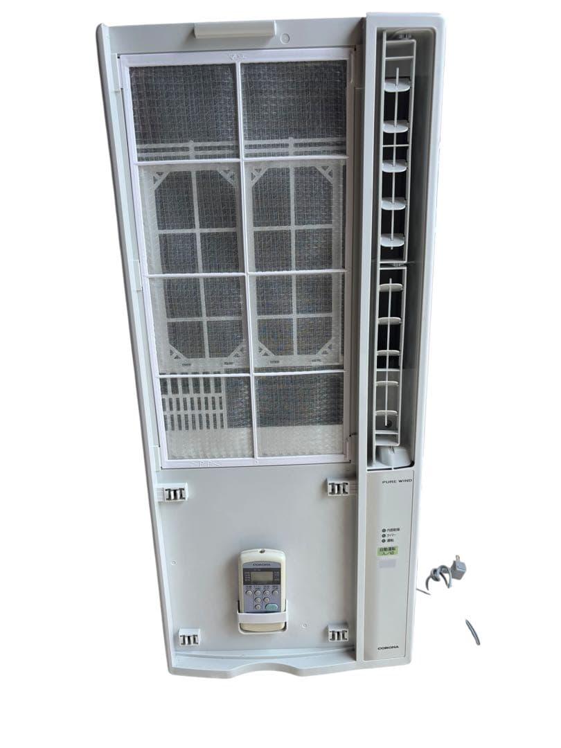 【美品】2024年製　コロナウィンドウエアコン CW-1624R 窓枠なし