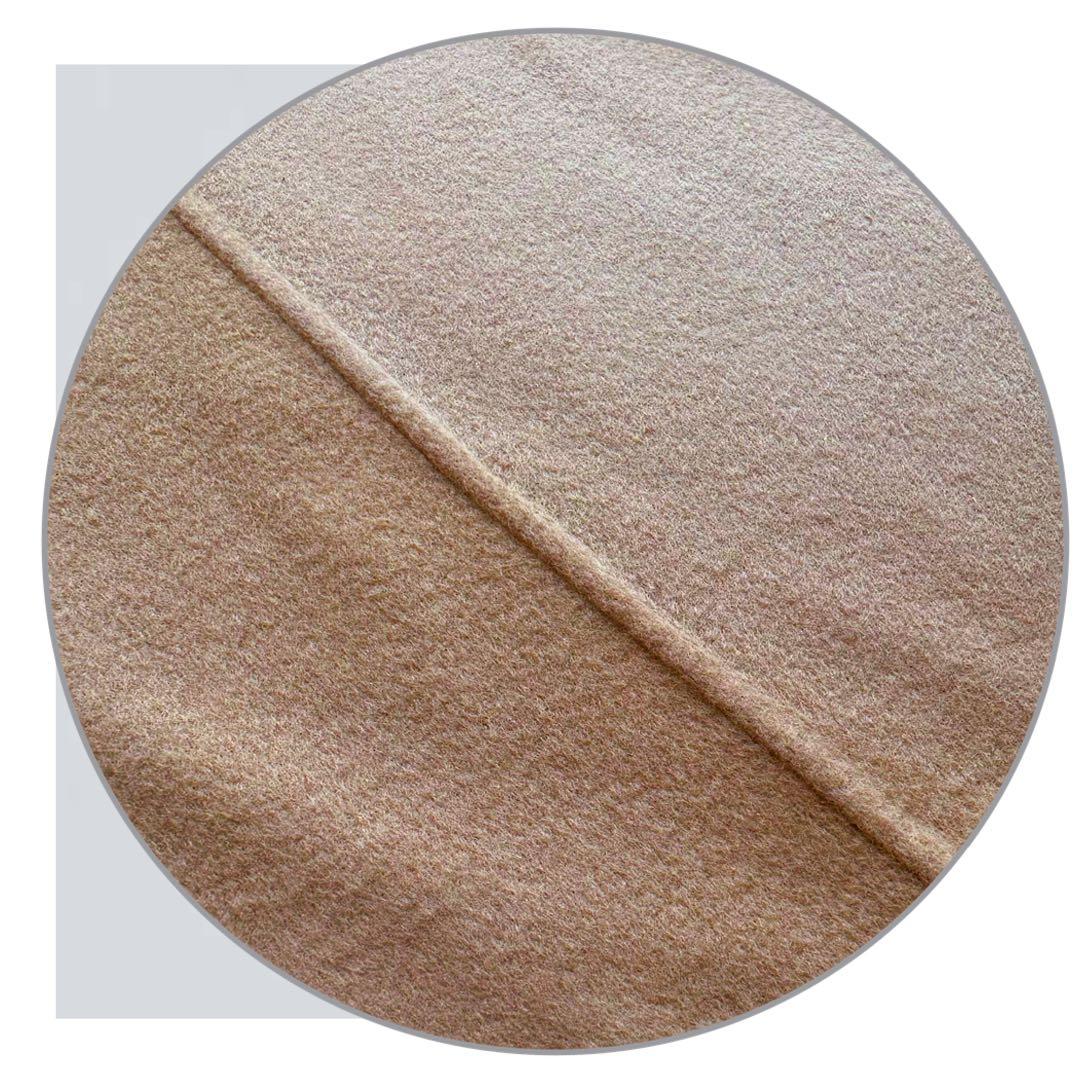 美品【ダブルフェイス／ベルト付き】ボールジィ／オーバーサイズ•ノーカラーコート