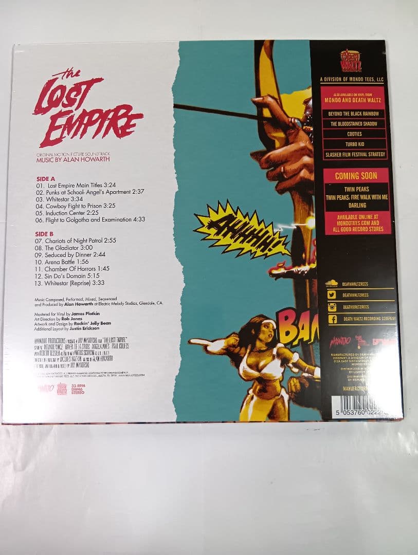 ロッキンジェリービーン、the lost empire LP、サントラ、RJB