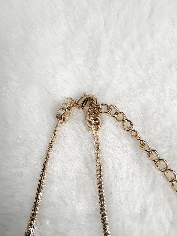 CHANEL ダブルC メタル ネックレス ゴールド