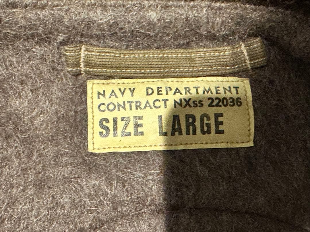 バズリクソンズ　N-1デッキジャケット　オリーブカラー　Lサイズ