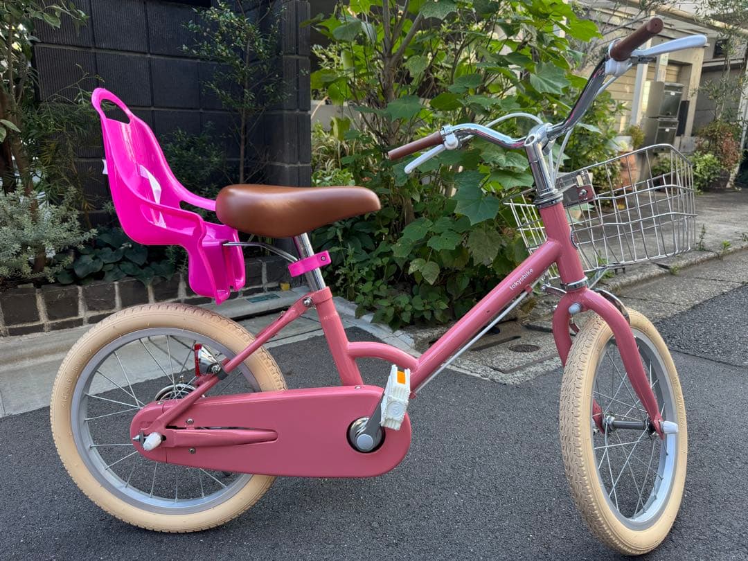 TOKYO BIKE 補助輪付 16インチ ピンク[都内直接引渡可］