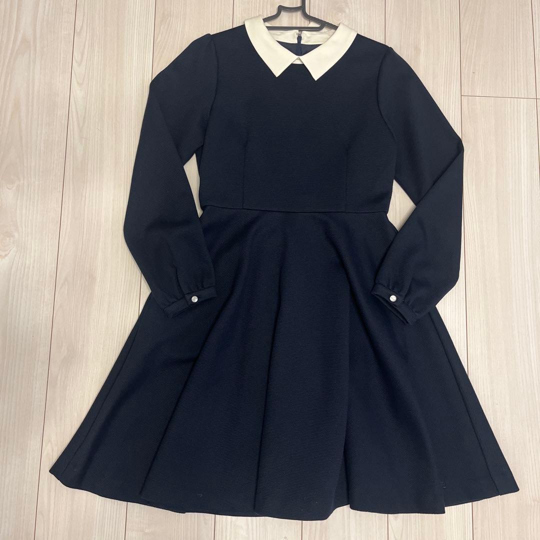 【美品】ポンポネットジュニア　160cm フォーマル セットアップ　卒服　面接
