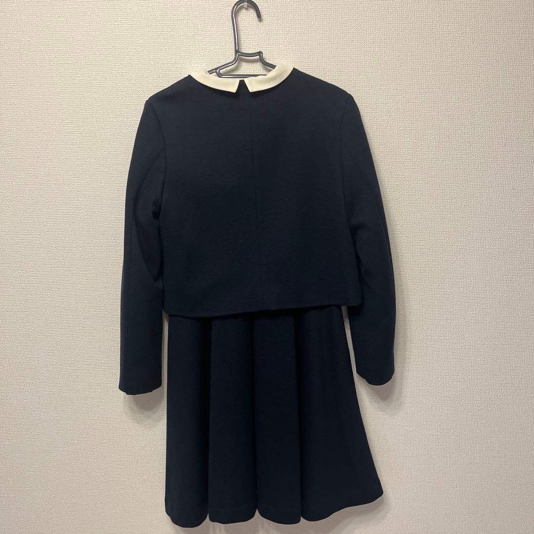 【美品】ポンポネットジュニア　160cm フォーマル セットアップ　卒服　面接