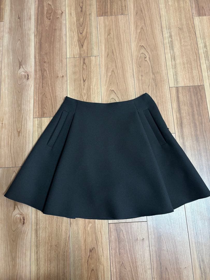 スカート CLANE LOW WAIST FLARE MINI SKIRT
