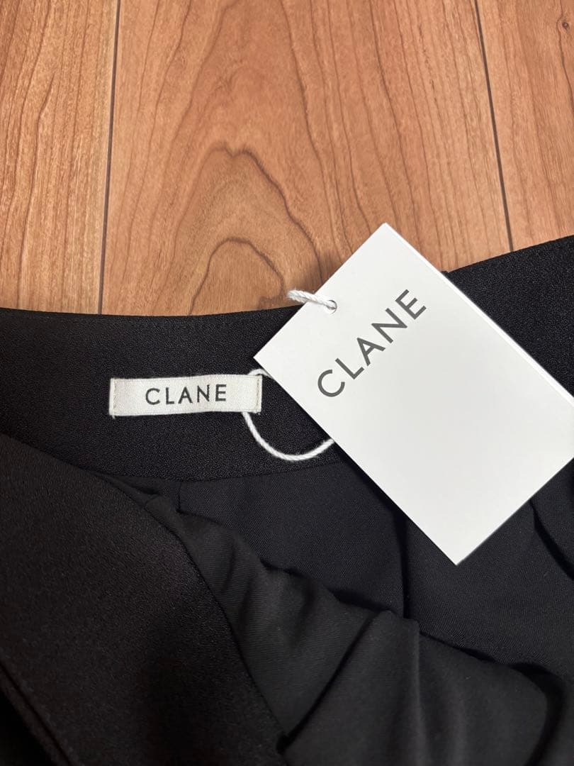 スカート CLANE LOW WAIST FLARE MINI SKIRT