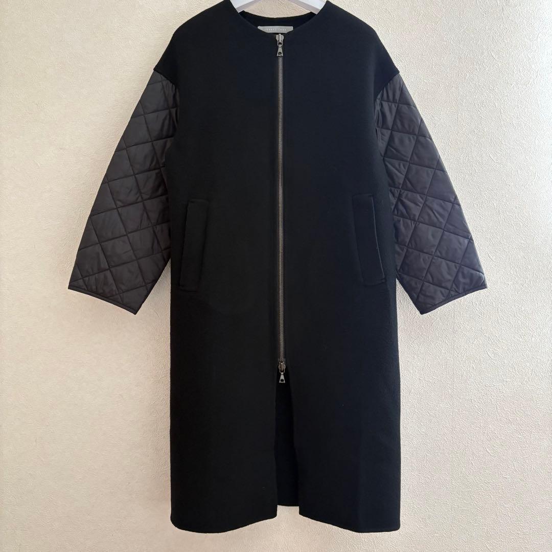 セオリーリュクス　ノーカラー　コート