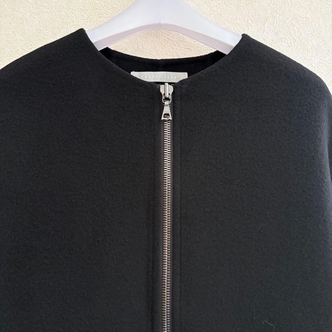 セオリーリュクス　ノーカラー　コート