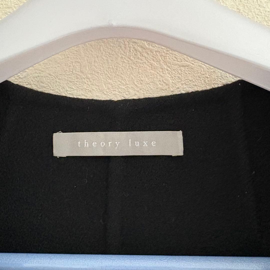 セオリーリュクス　ノーカラー　コート