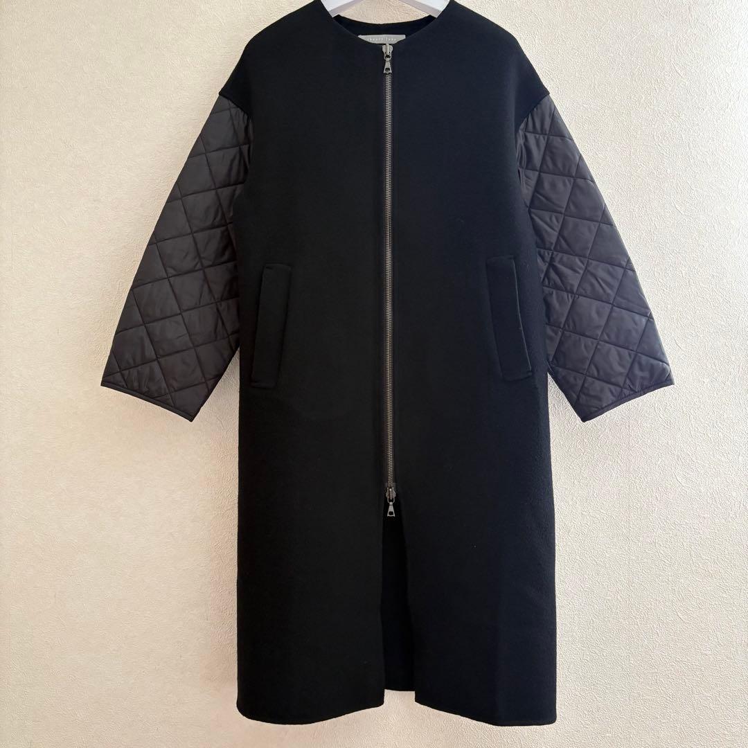 セオリーリュクス　ノーカラー　コート