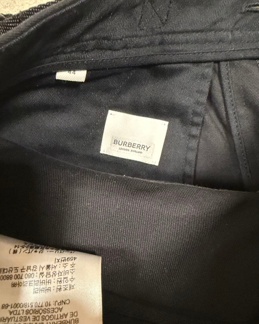 BURBERRY ブラック カーゴパンツ　テックパンツ