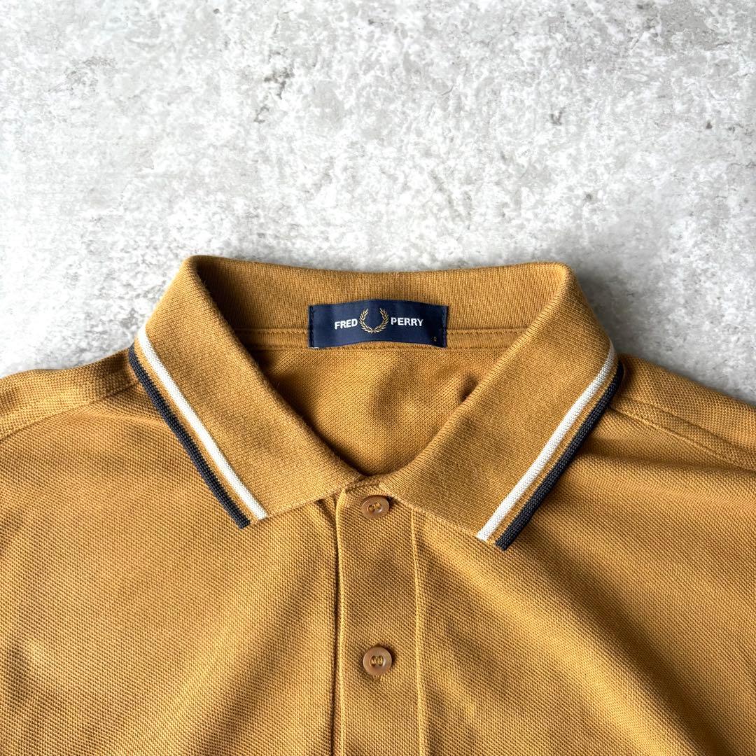 【satoru様】FRED PERRY 長袖 カノコ ティップライン ポロシャツ