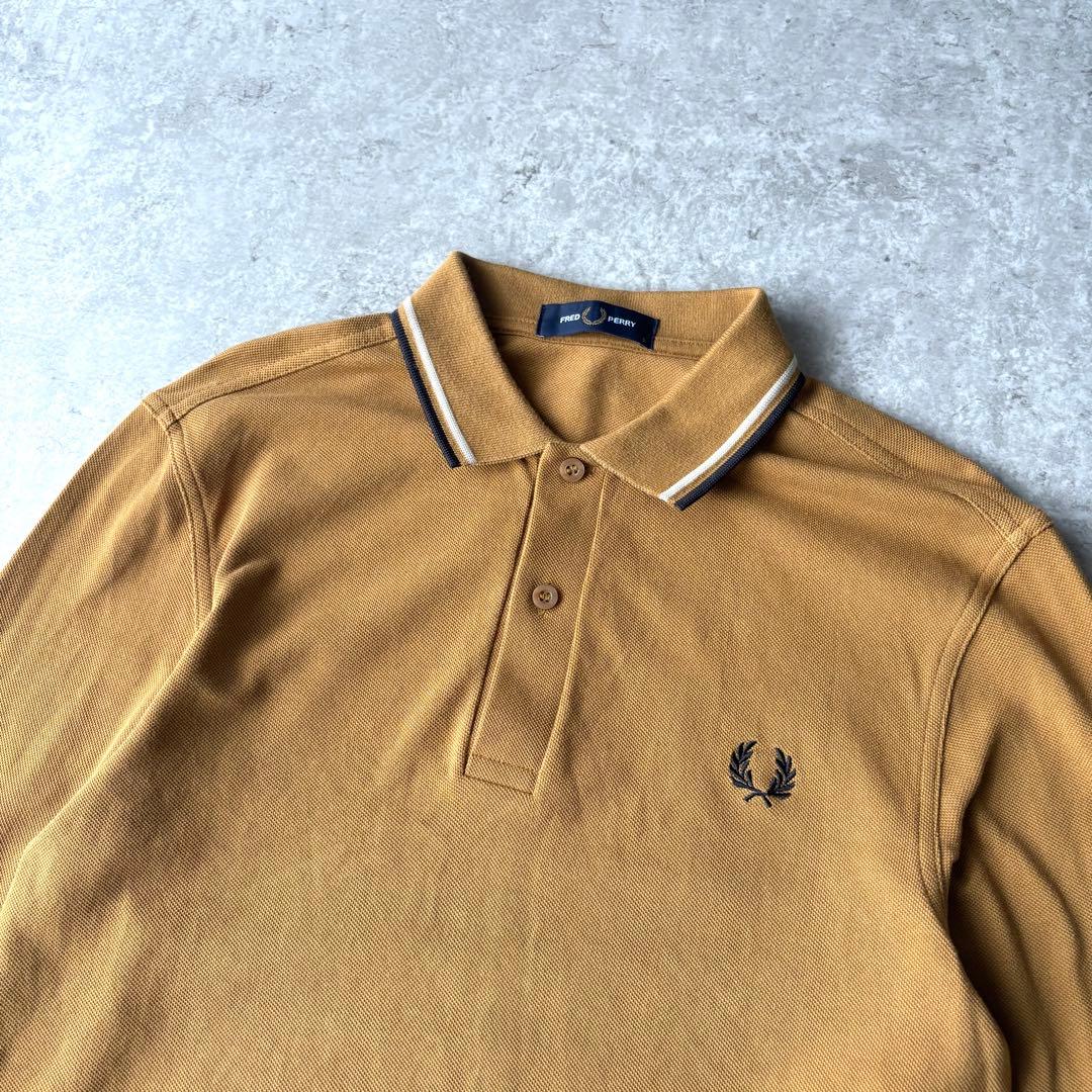 【satoru様】FRED PERRY 長袖 カノコ ティップライン ポロシャツ