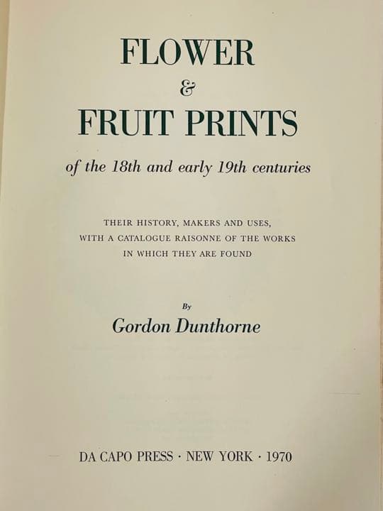 【大型本】FLOWER＆FRUIT PRINTS　ボタニカル