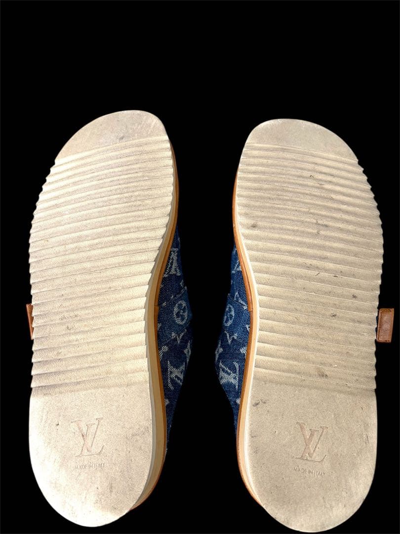 ルイ・ヴィトン デニムミュールサンダル
