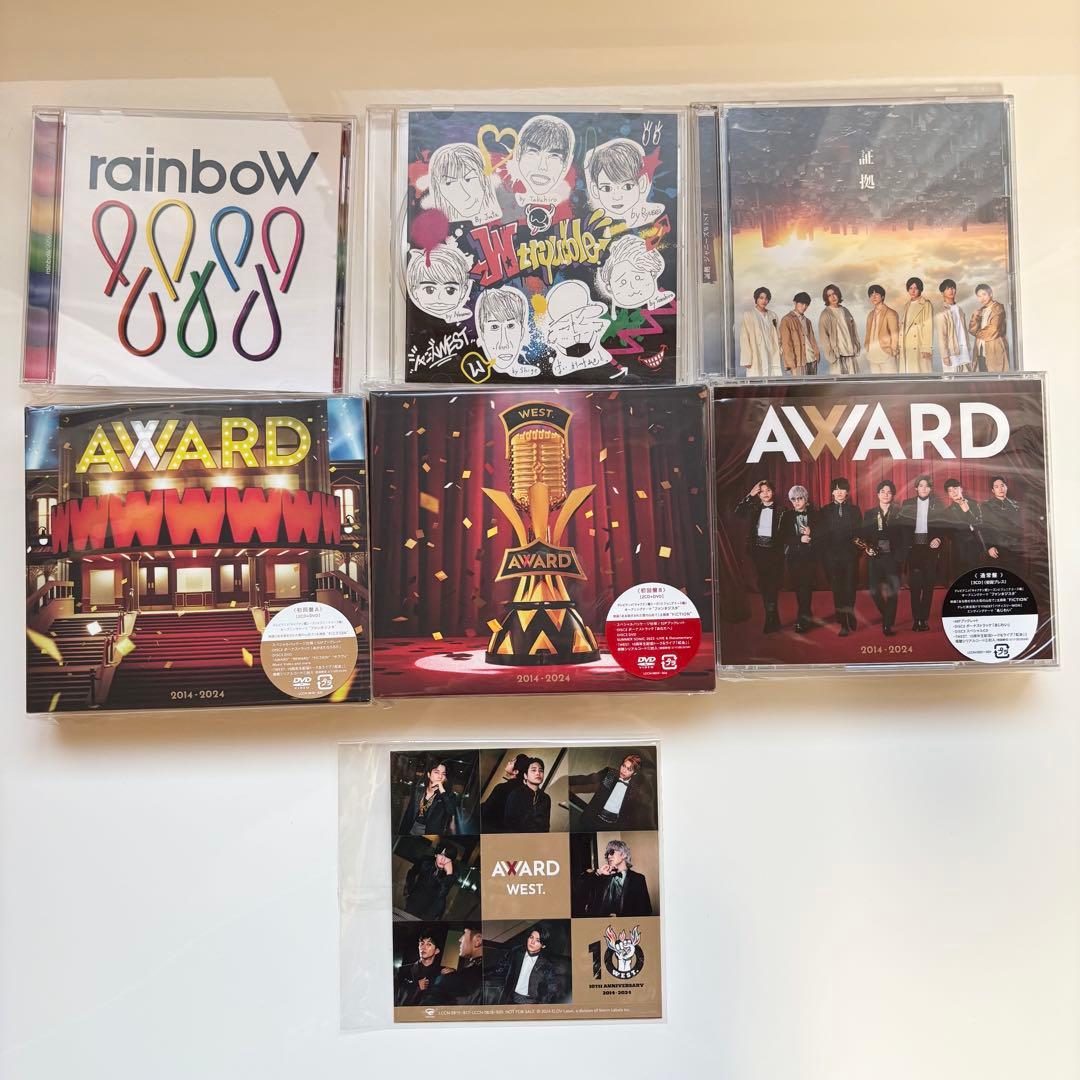 ジャニーズWEST WEST. アルバム シングル CD6枚セット