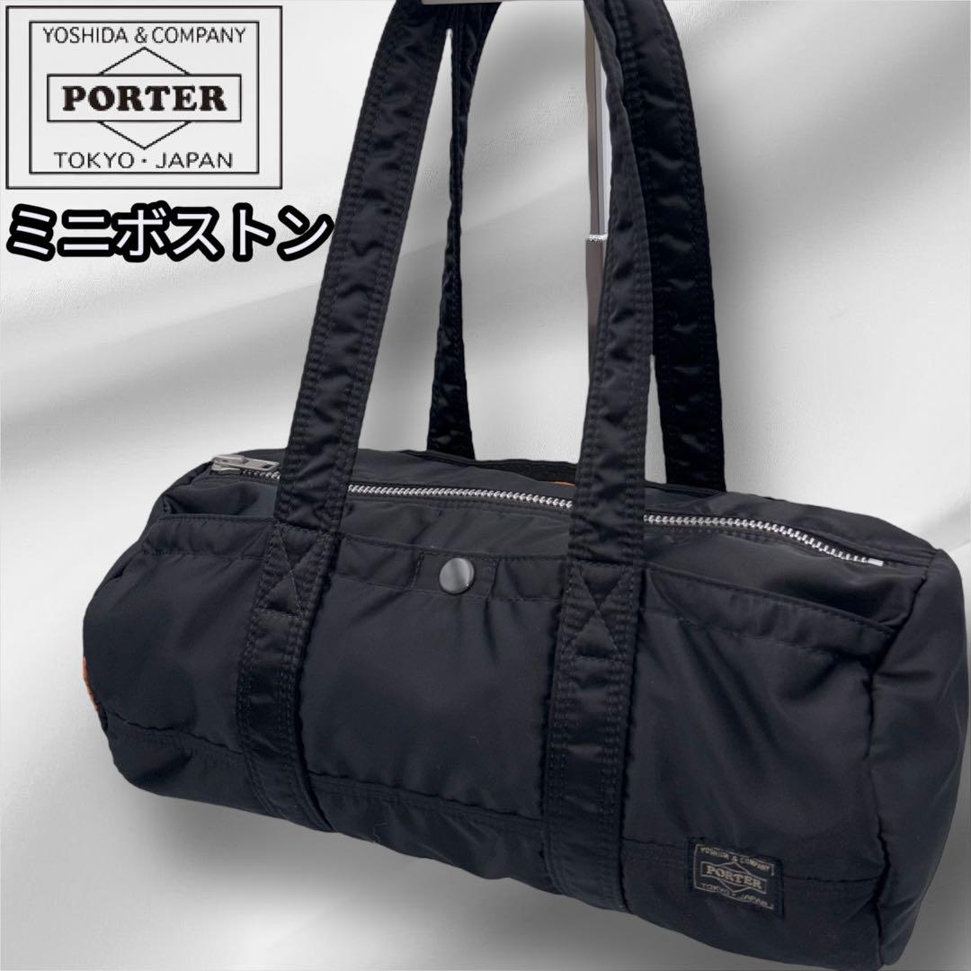 廃盤品✨人気 ポーター タンカー ミニボストンバッグ ドラム Sサイズ ブラック