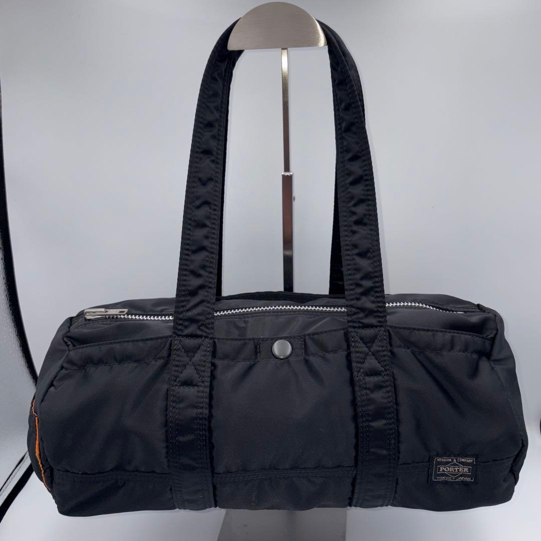 廃盤品✨人気 ポーター タンカー ミニボストンバッグ ドラム Sサイズ ブラック