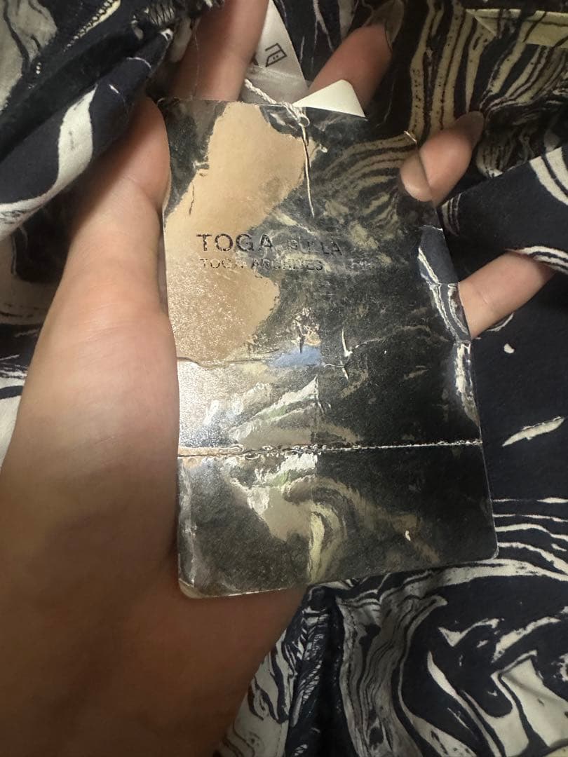 TOGA PULLA toga pulla トーガプルラ　マーブルショートパンツ