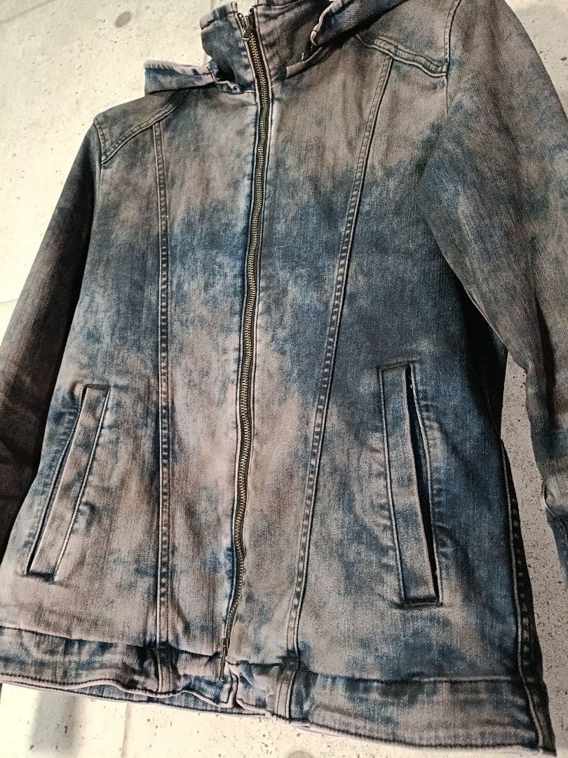 JULIUS好きな方に！ グラデーション ストレッチデニムジャケット 未使用品