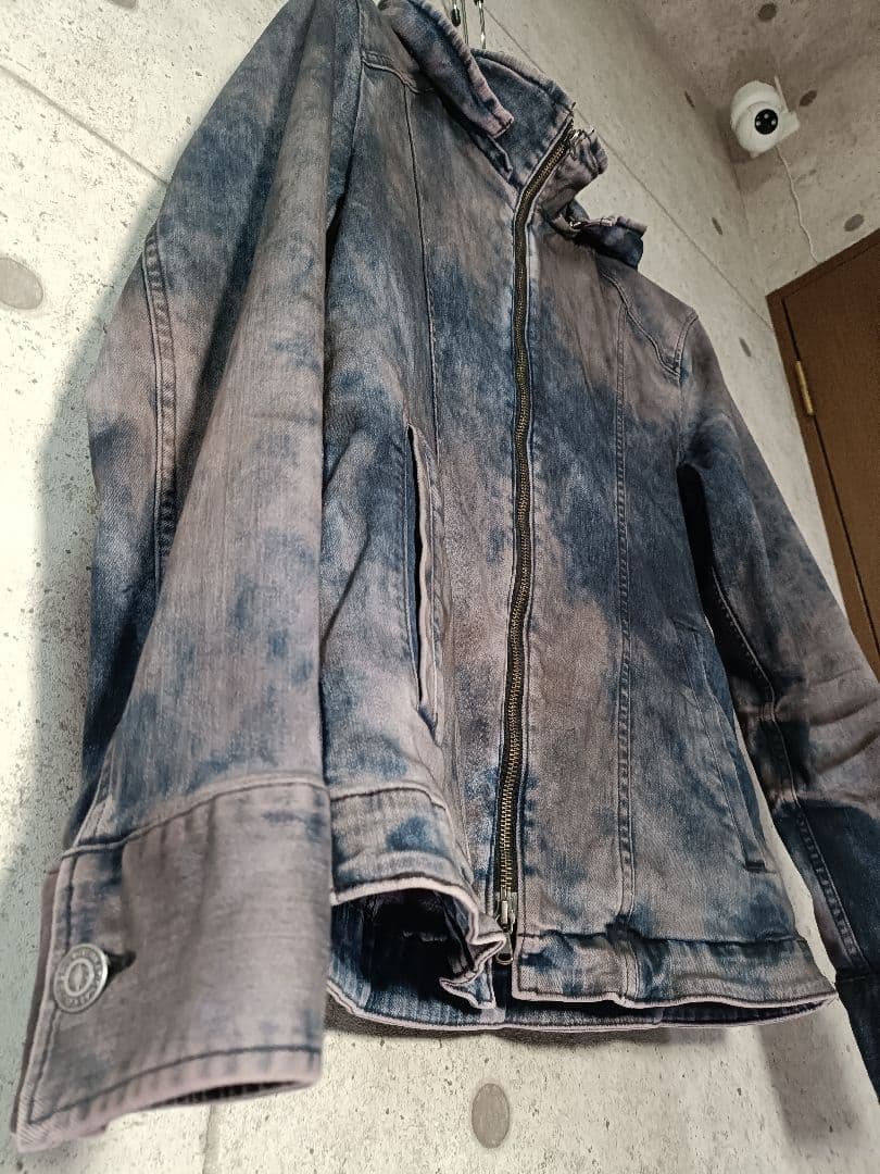 JULIUS好きな方に！ グラデーション ストレッチデニムジャケット 未使用品