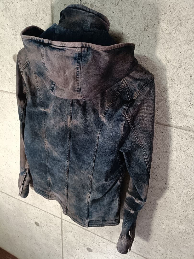 JULIUS好きな方に！ グラデーション ストレッチデニムジャケット 未使用品