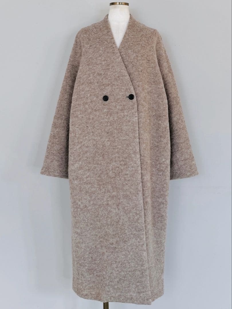 chouchou ■SELECT(セレクト)　ブークレーノーカラーロングコート