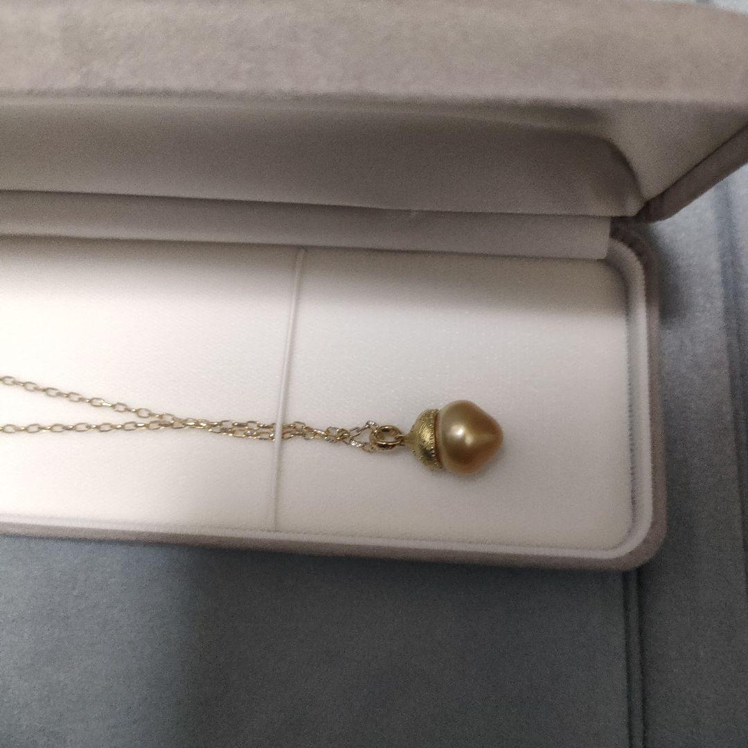南洋白蝶真珠　パールペンダント 18K ゴールドネックレス