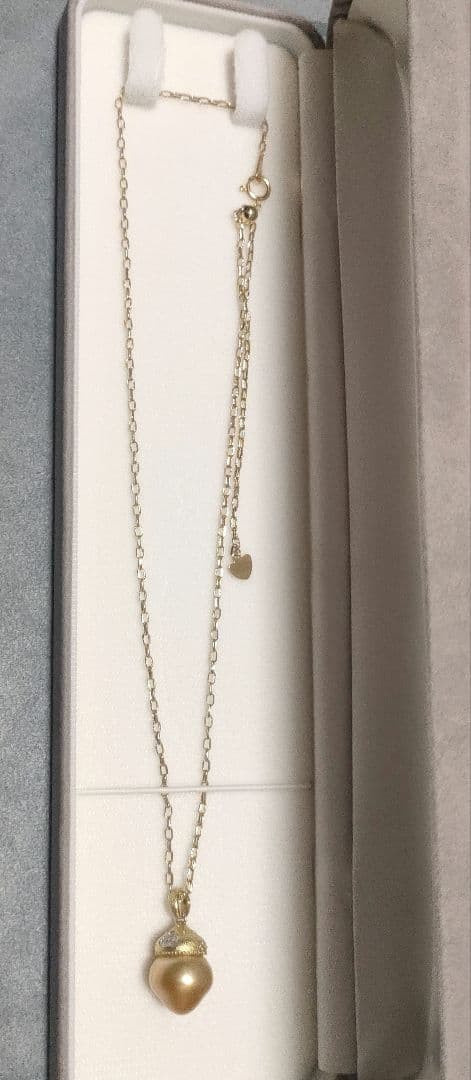 南洋白蝶真珠　パールペンダント 18K ゴールドネックレス