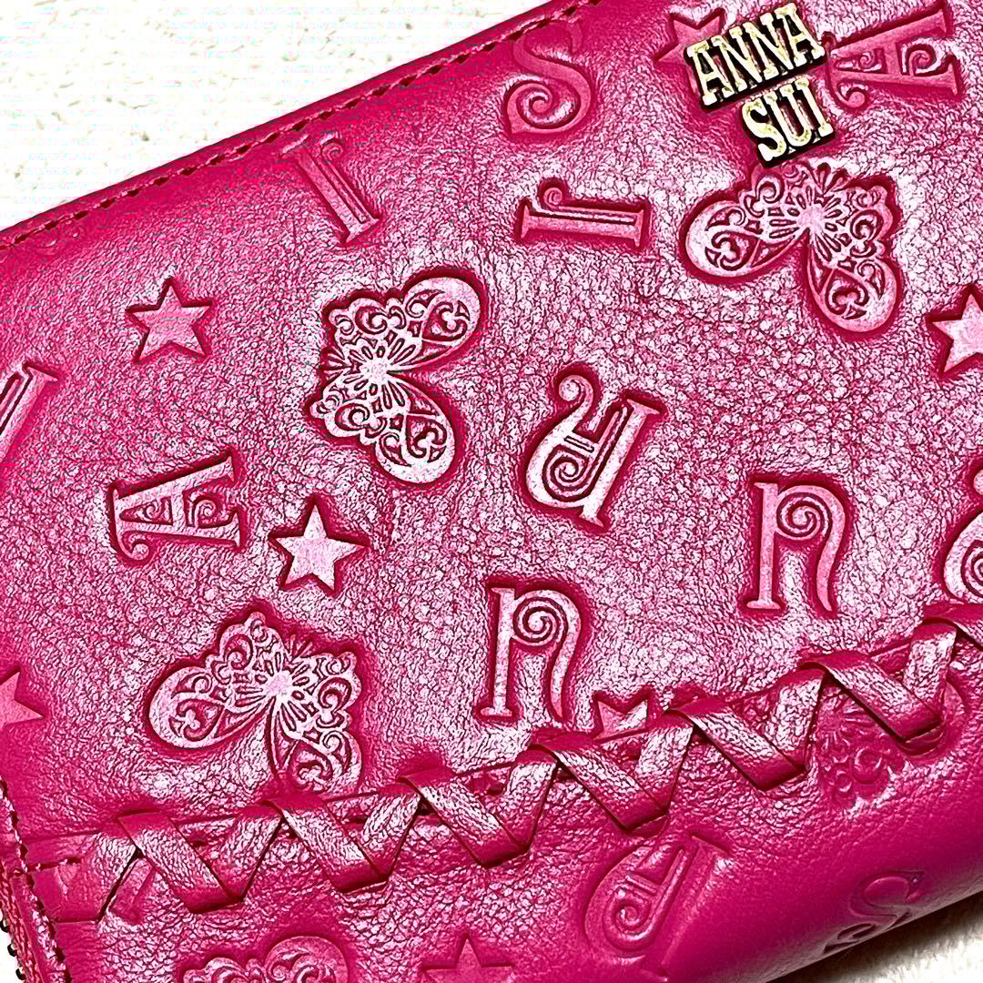 新品 ANNA SUI アナスイ ラウンド長財布 ベロニカ