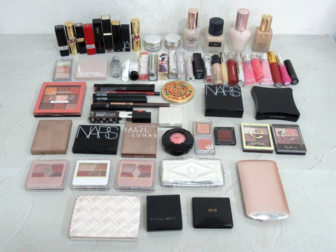 大量 デパコス プチプラ 化粧品 まとめ シャネル イヴサンローラン ディオール