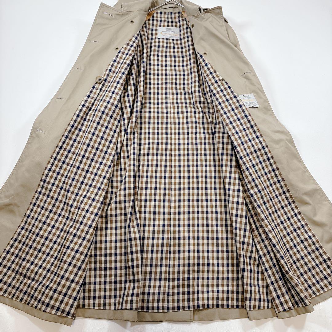 Aquascutum トレンチコート　ダブル　Aqua5 英国製