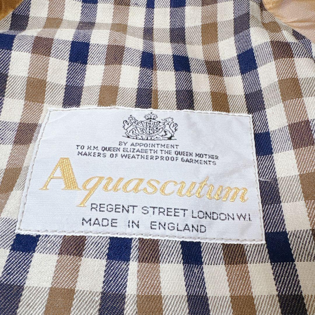 Aquascutum トレンチコート　ダブル　Aqua5 英国製