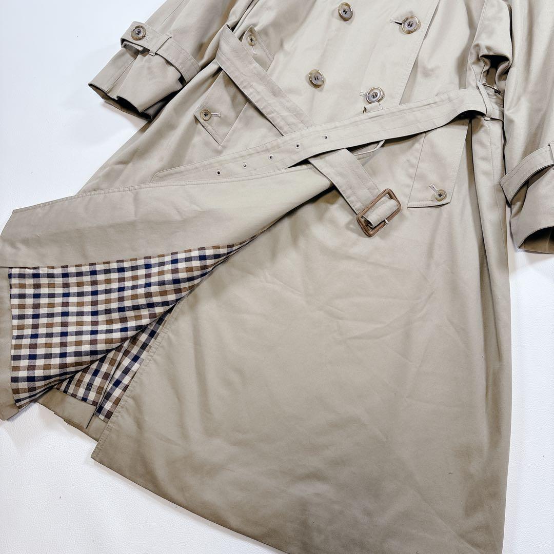 Aquascutum トレンチコート　ダブル　Aqua5 英国製
