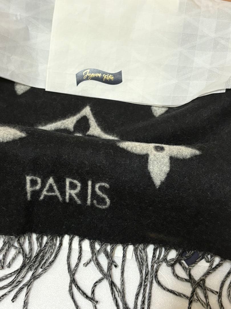 ルイヴィトン マフラー レイキャビック ノワール美品 箱・限定ショッパー付