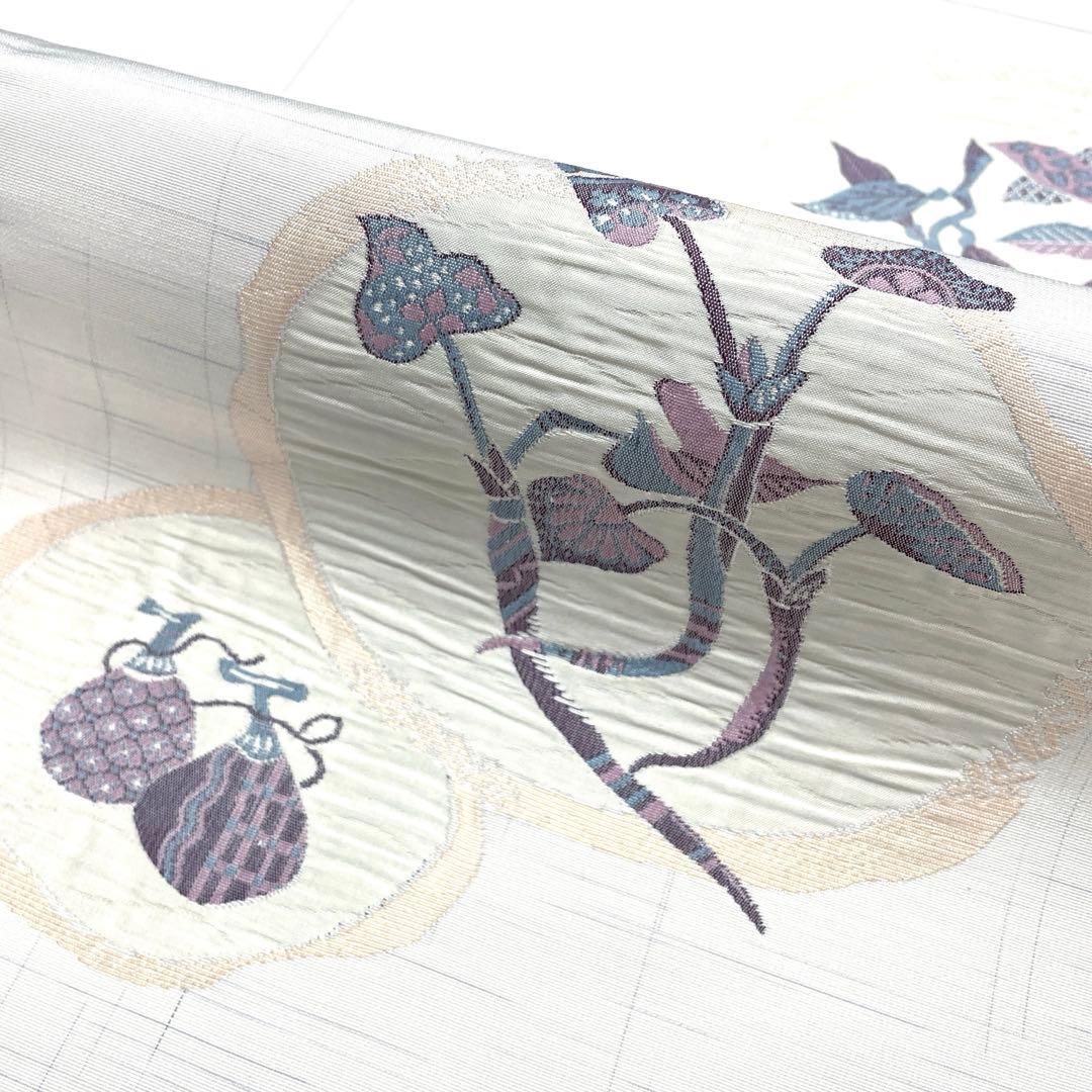 専用帯4729 ●小森草木染工房 小森久 草木染 高級 正絹 全通 袋帯