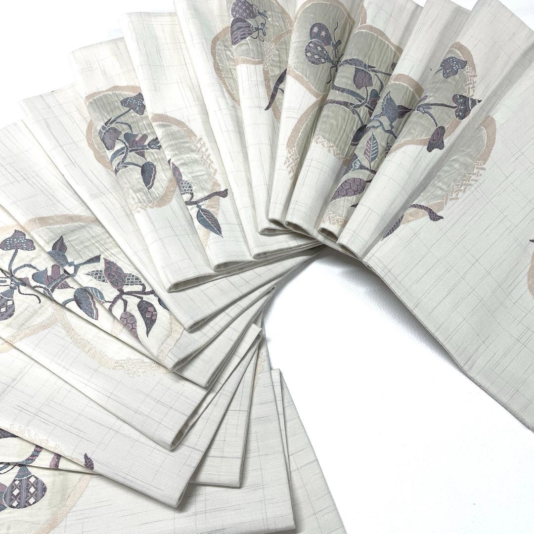 専用帯4729 ●小森草木染工房 小森久 草木染 高級 正絹 全通 袋帯