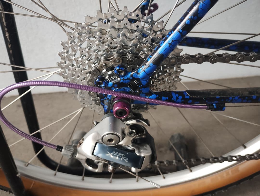 オールドMTBクロモリ１インチフレーム希少　それなりカスタム