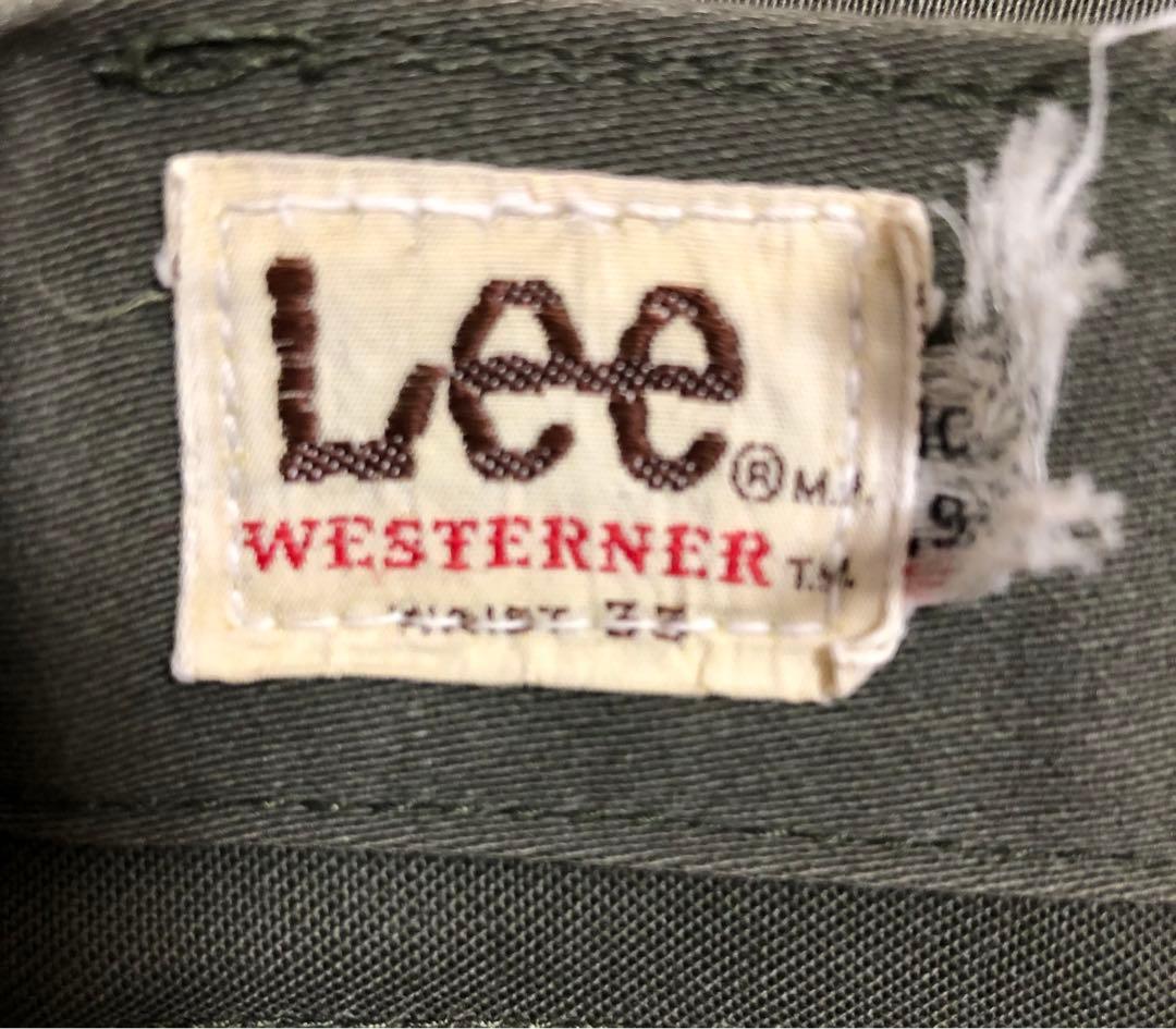 70s Lee ウエスターナー vintage usa リー グリーンターナー