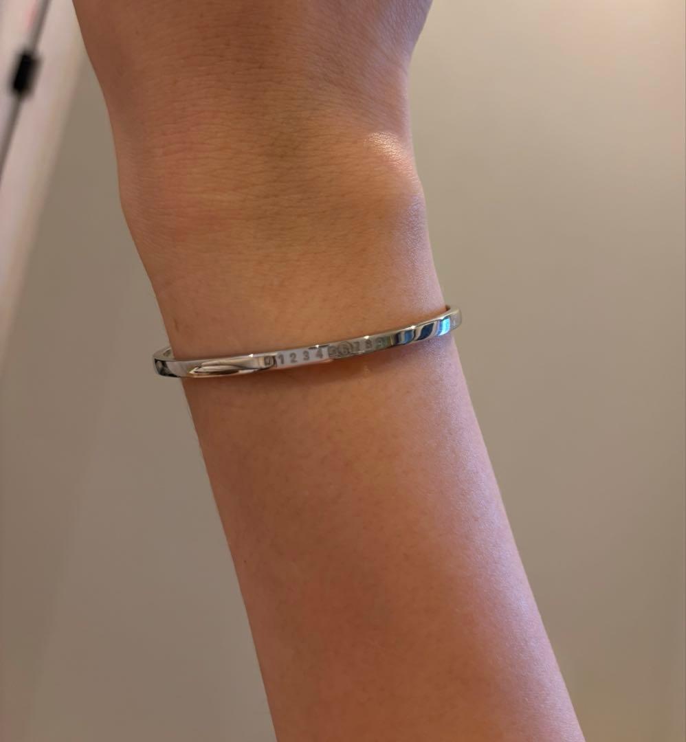 MM6 Maison Margielaシルバーバングル