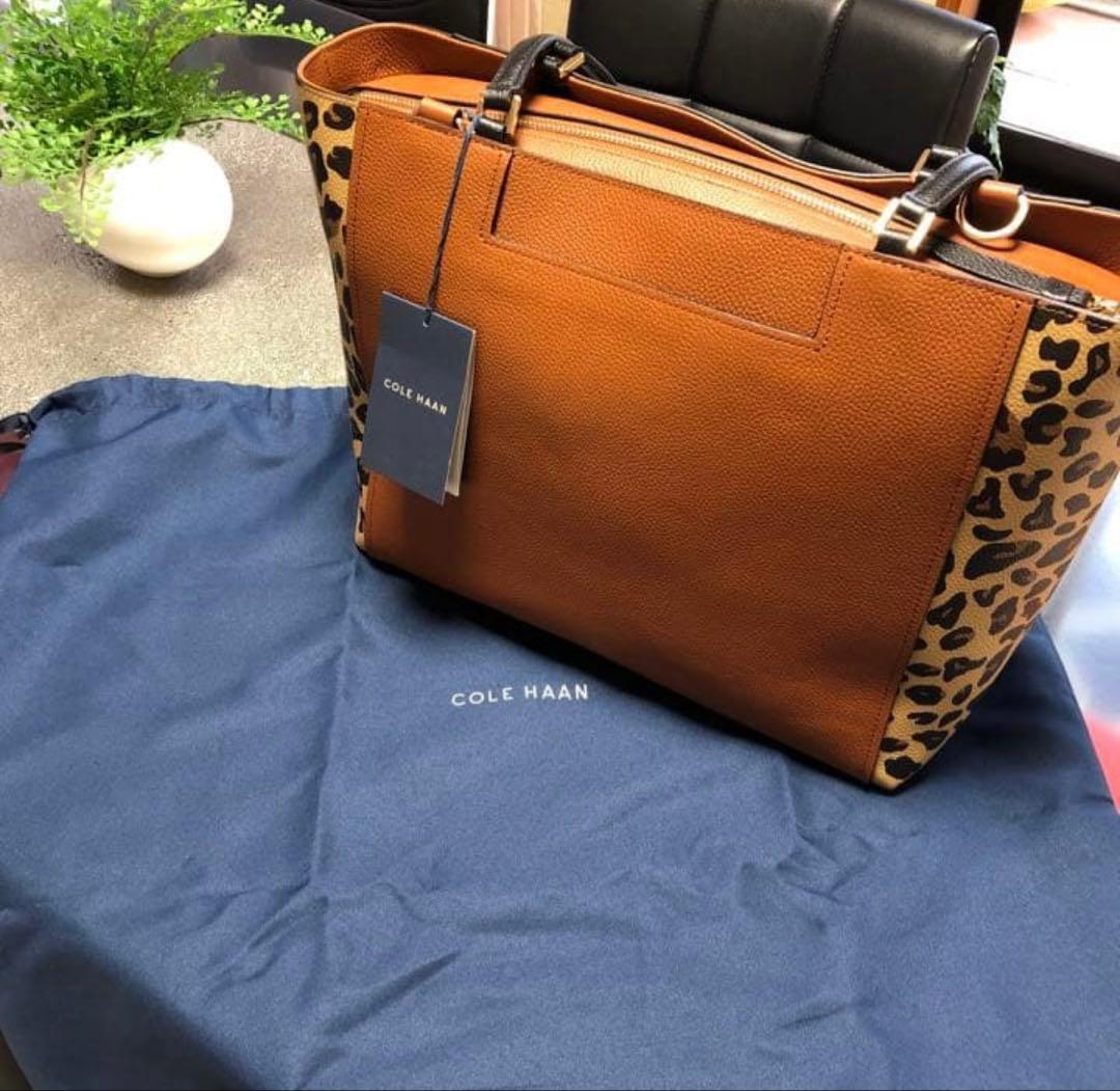 ク*２様 COLE HAAN レオパード柄 トートバッグ 新品