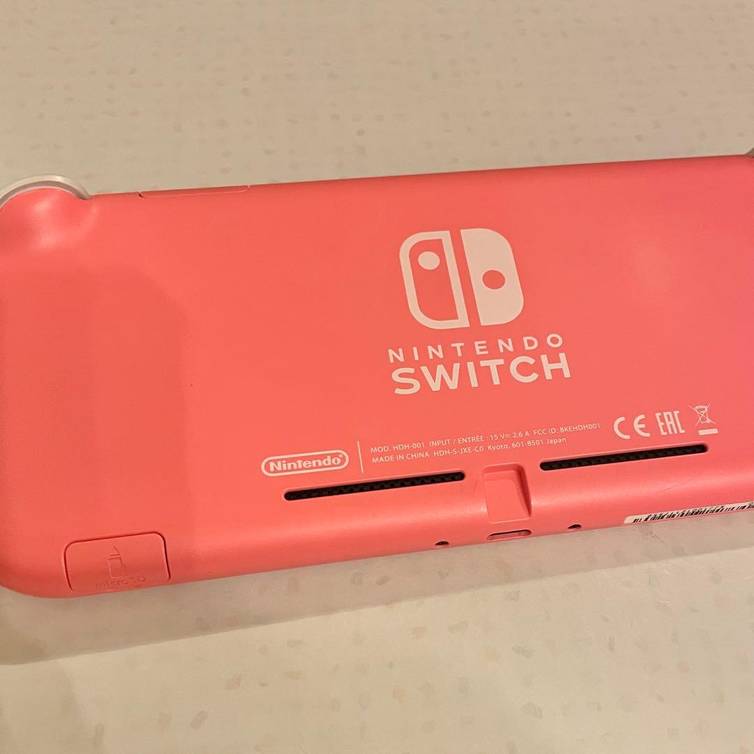 Switch Lite コーラル　充電ケーブル付き