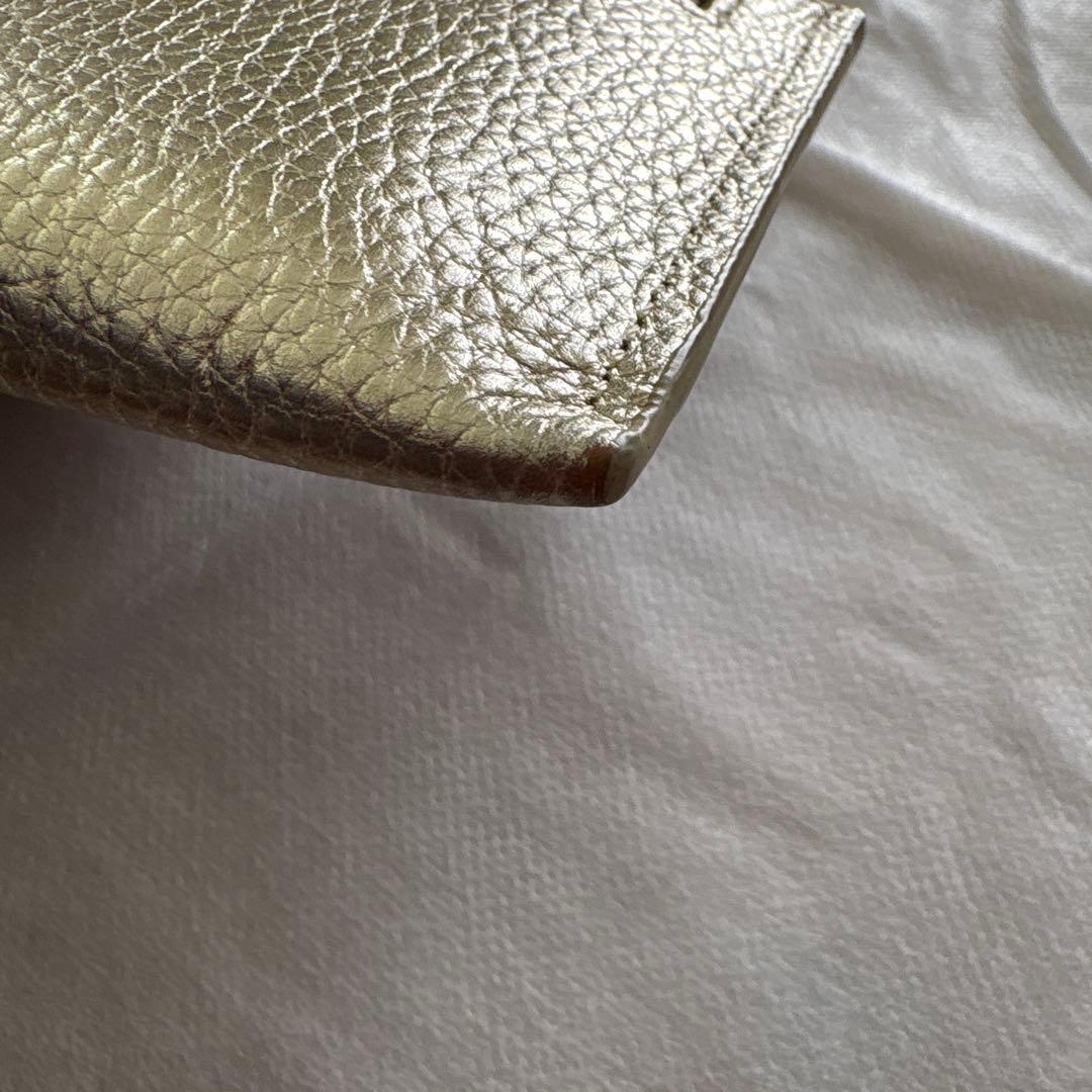 サロンドアルファード　ルクーチェ L字ゴールドミニ財布