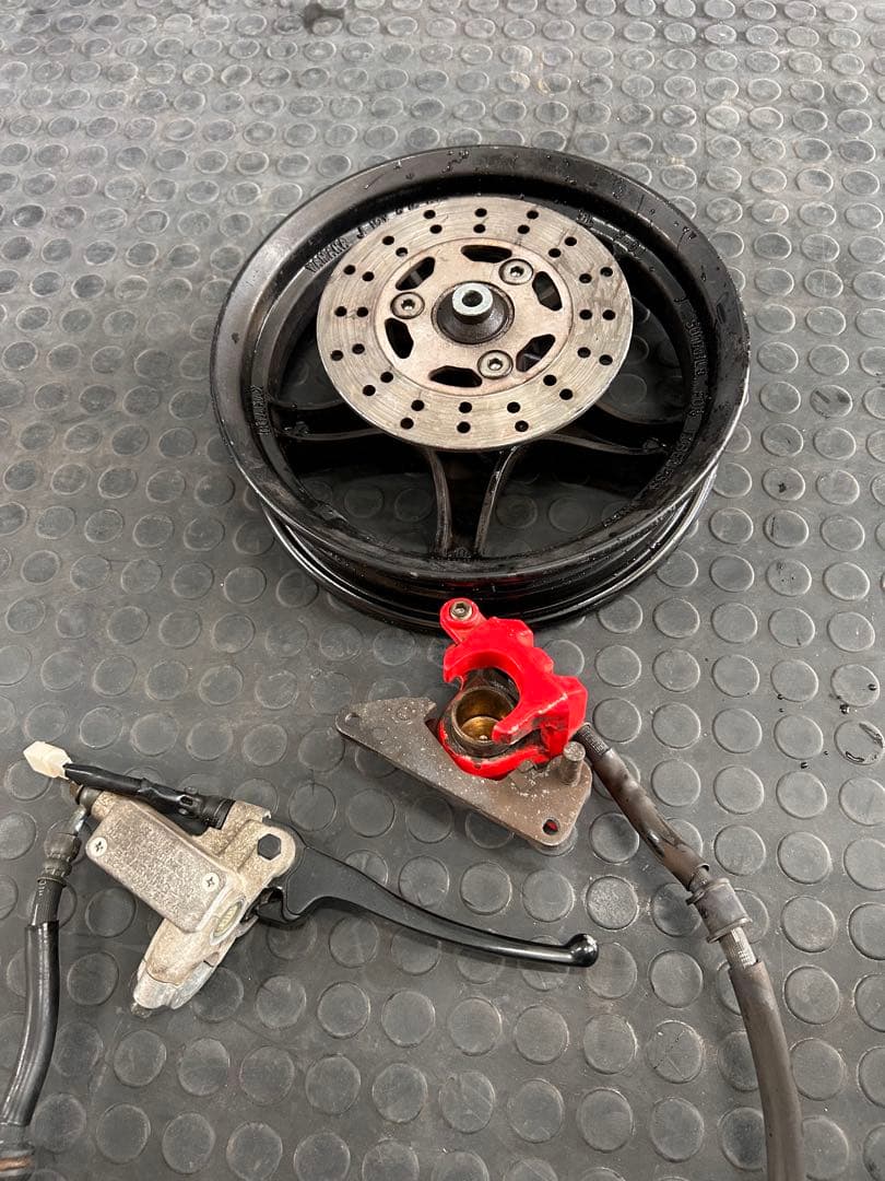 YAMAHA JOG ZRエボリューション フロントブレーキ一式