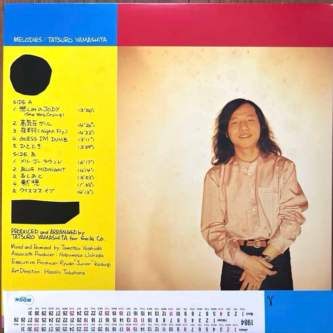 希少ジャケ 山下達郎 Melodies メロディーズ LP レコード 鈴木英人