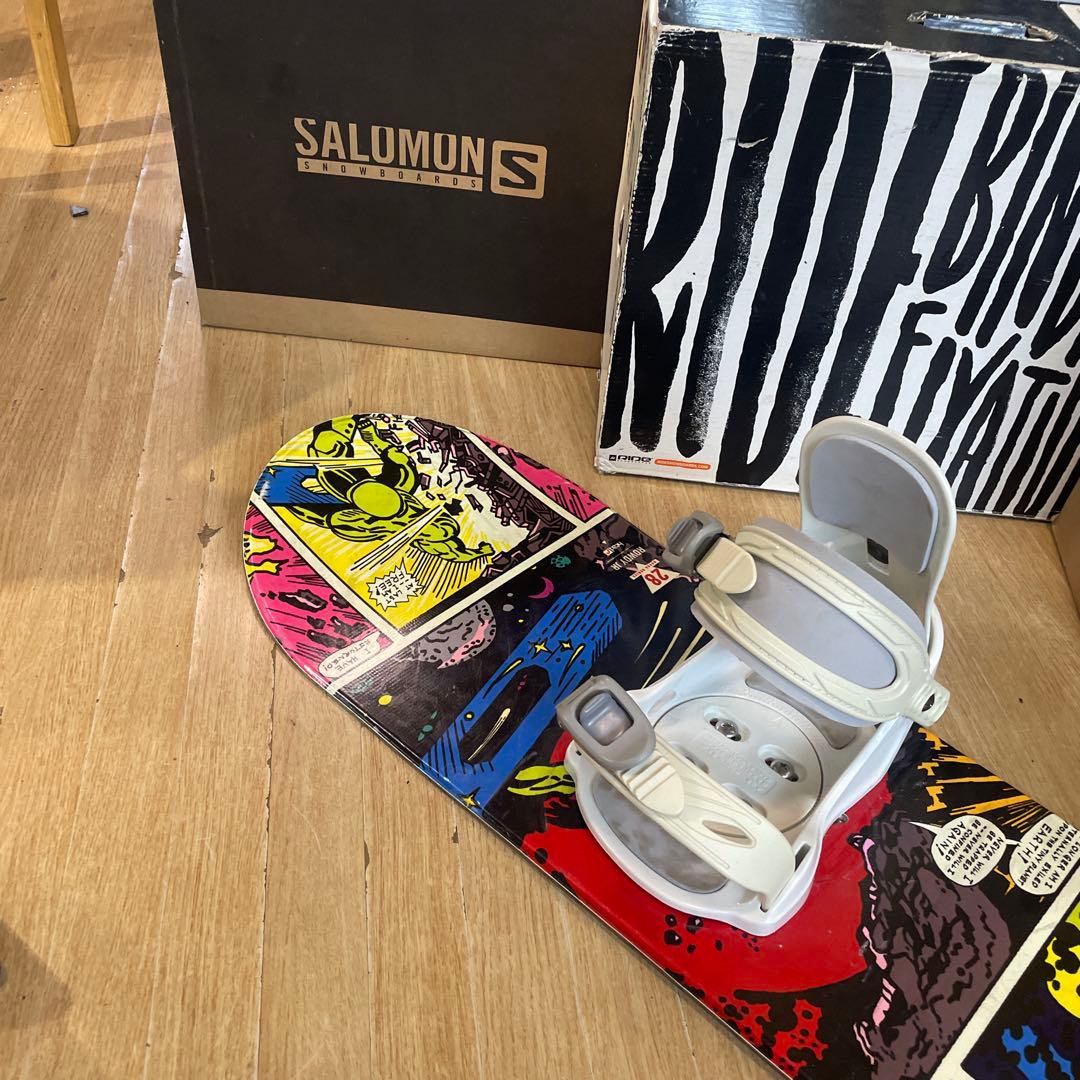 HEAD　ヘッド　ROWDY　JR　キッズスノーボードセット　バイン付3点セット