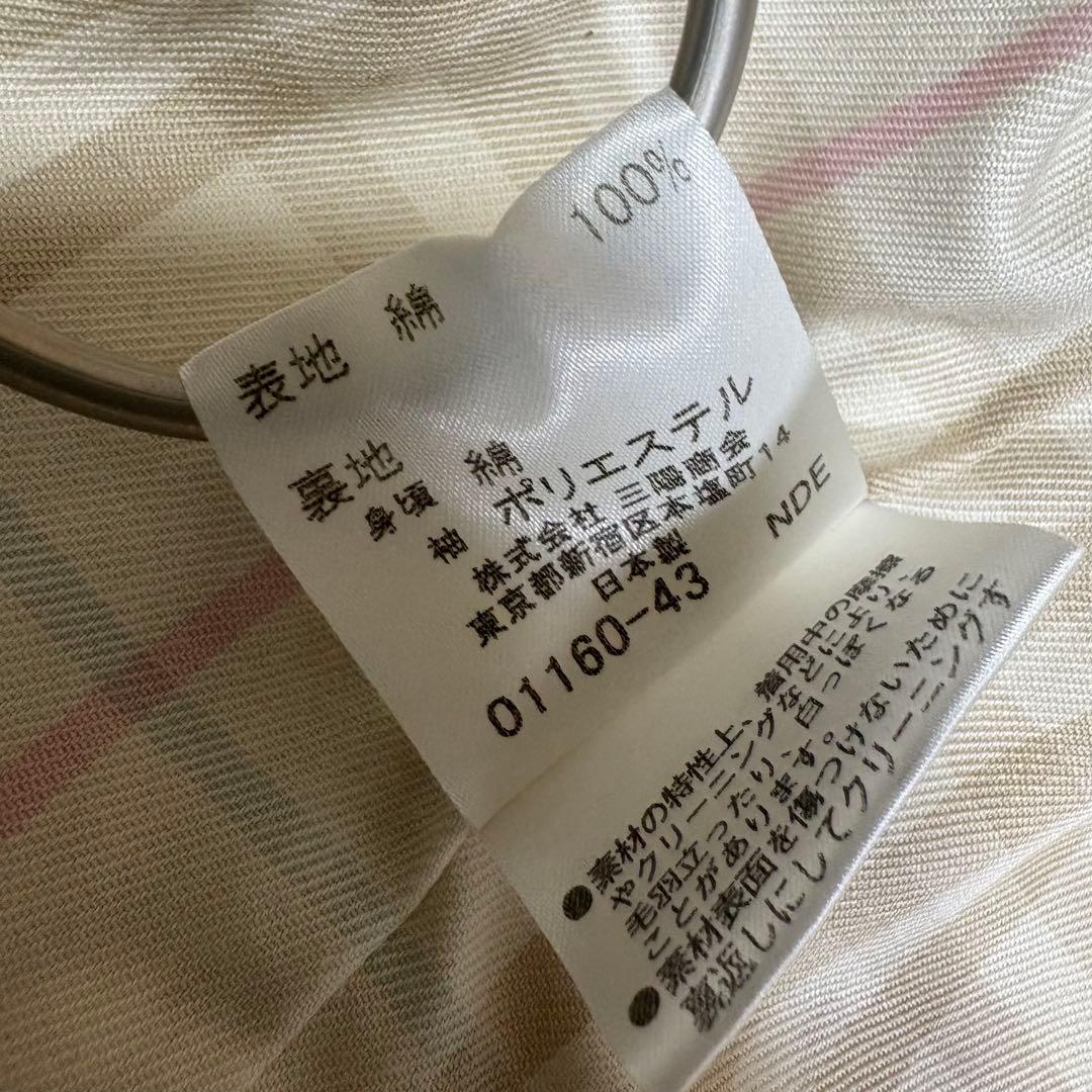 バーバリーブルーレーベル　トレンチコート　ノバチェック　38