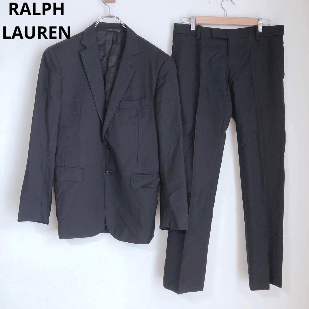 ラルフローレン　スーツ　メンズスーツ　スーツセットアップ　ブラック　38